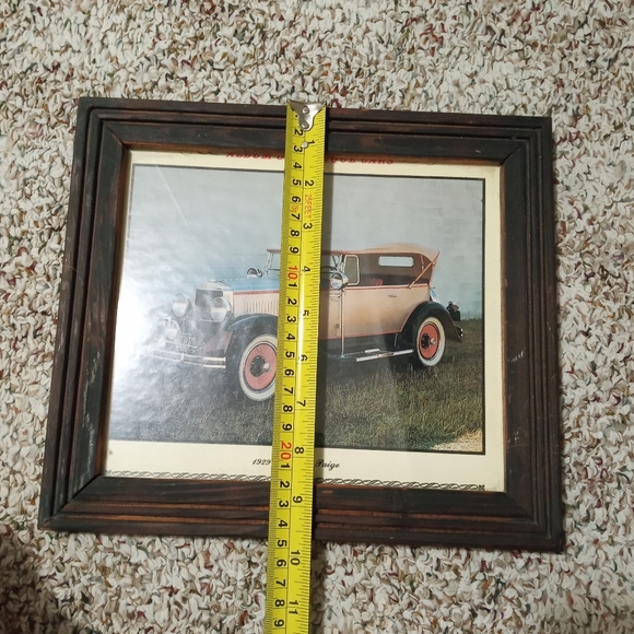 Framed Vintage 1929 Graham-Paige Car - Picture 5 of 7